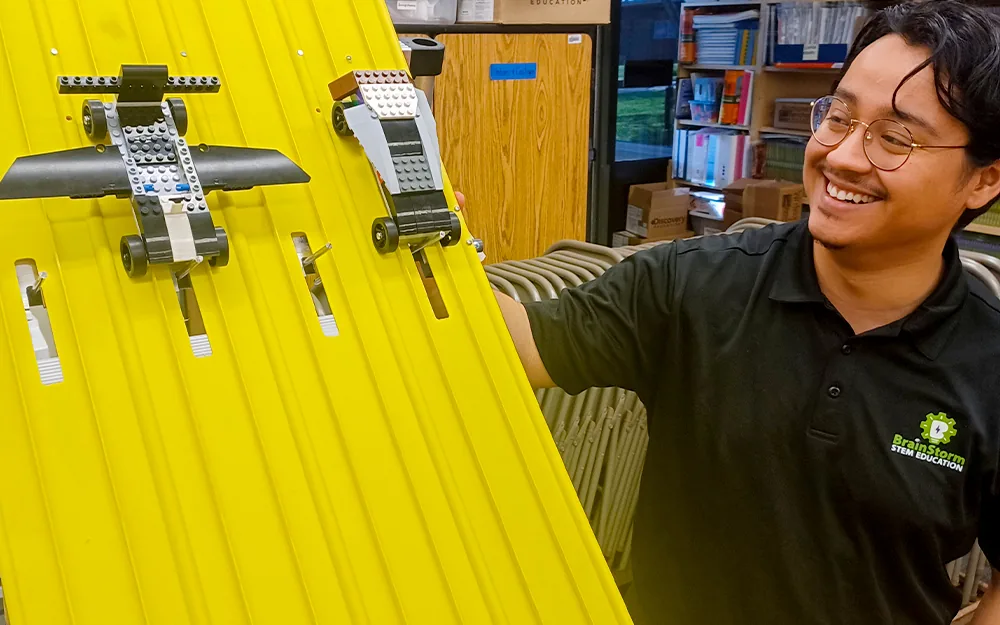 Experienced BrainStorm instructors working with students.