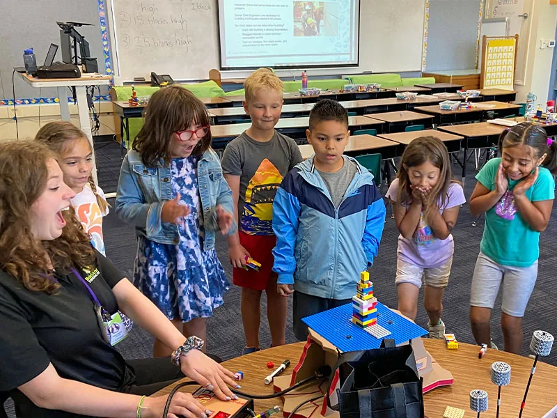 BrainStorm STEM class in action.