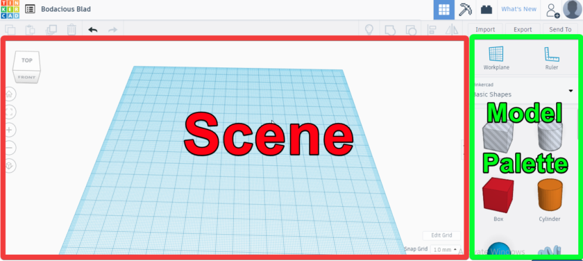 Tinkercad – Introduction → Tinkercad Interface – BrainStorm STEM Education